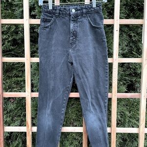 Vintage 90s Gap Black Size 3/4 Jeans W/ Zippers